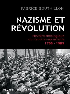 cover image of Nazisme et révolution